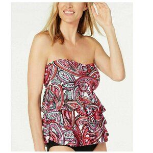 Island Escape Prado Beach Tiered Bandini Tankini Top
